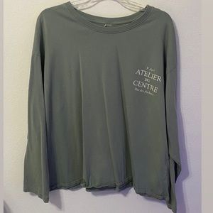 sage green long sleeve